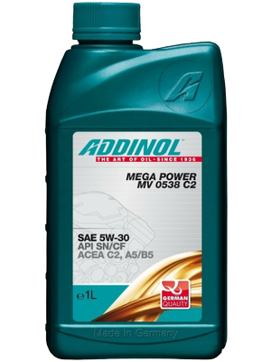 Моторное масло Addinol Mega Power MV 0538 C2 5W-30, 1л