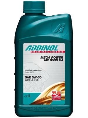 Моторное масло Addinol Mega Power MV 0538 C4 5W-30, 1л